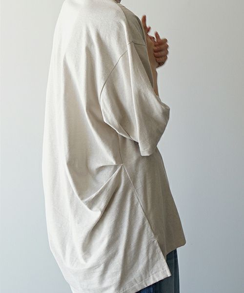 VUヴウstand color t-shirt [CHALK］バルーンTシャツ vu-cut-005