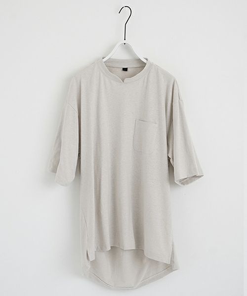 VUヴウstand color t-shirt [CHALK］バルーンTシャツ vu-cut-005