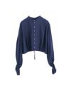 suzuki takayukiスズキタカユキbishop-sleeve bolero [S251-11/midnight blue]ビショップスリーブボレロ 