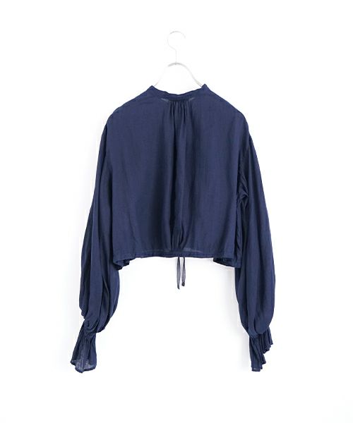 suzuki takayukiスズキタカユキbishop-sleeve bolero [S251-11/midnight blue]ビショップスリーブボレロ 