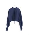 suzuki takayukiスズキタカユキbishop-sleeve bolero [S251-11/midnight blue]ビショップスリーブボレロ 