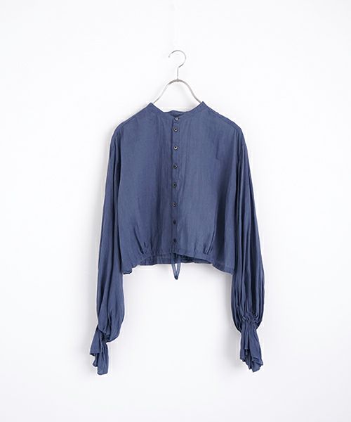 suzuki takayukiスズキタカユキbishop-sleeve bolero [S251-11/adonis blue]ビショップスリーブボレロ 