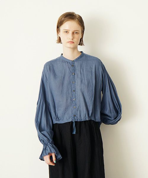 suzuki takayukiスズキタカユキbishop-sleeve bolero [S251-11/adonis blue]ビショップスリーブボレロ 