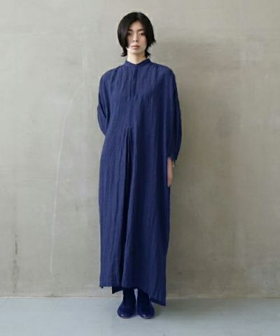 suzuki takayukiスズキタカユキpeasant dressⅡ[A251-27/dark blue]ペザントドレス
