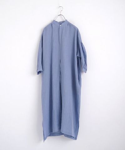 suzuki takayukiスズキタカユキpeasant dressⅡ[A251-27/sax blue]ペザントドレス