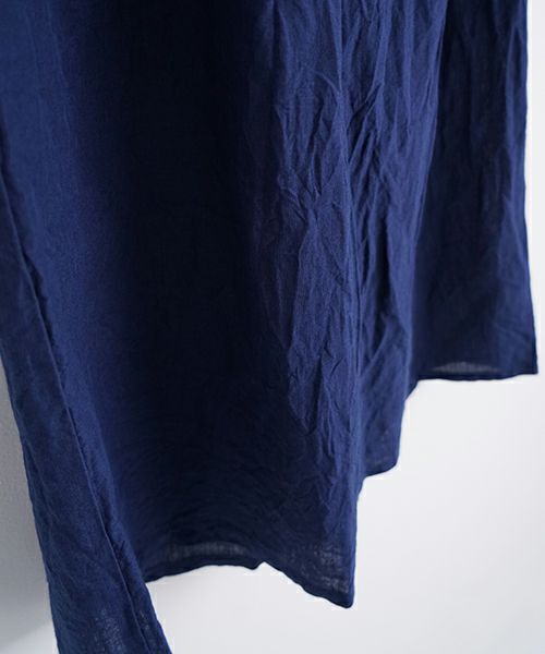 suzuki takayukiスズキタカユキgarthered pants II [S251-32/dark blue]ギャザーパンツ