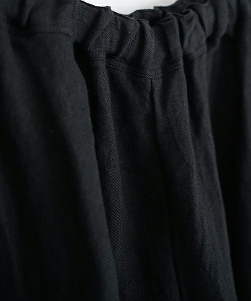 suzuki takayukiスズキタカユキdhoti I [S252-16/black]ワイドパンツ