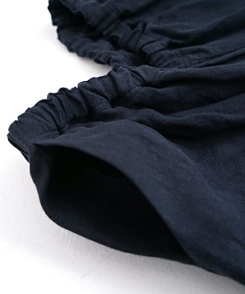 suzuki takayukiスズキタカユキdhoti I [S252-16/deep blue]ワイドパンツ