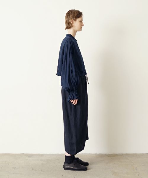 suzuki takayukiスズキタカユキdhoti I [S252-16/deep blue]ワイドパンツ