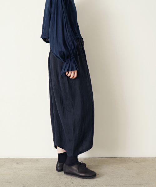 suzuki takayukiスズキタカユキdhoti I [S252-16/deep blue]ワイドパンツ