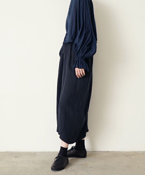 suzuki takayukiスズキタカユキdhoti I [S252-16/deep blue]ワイドパンツ