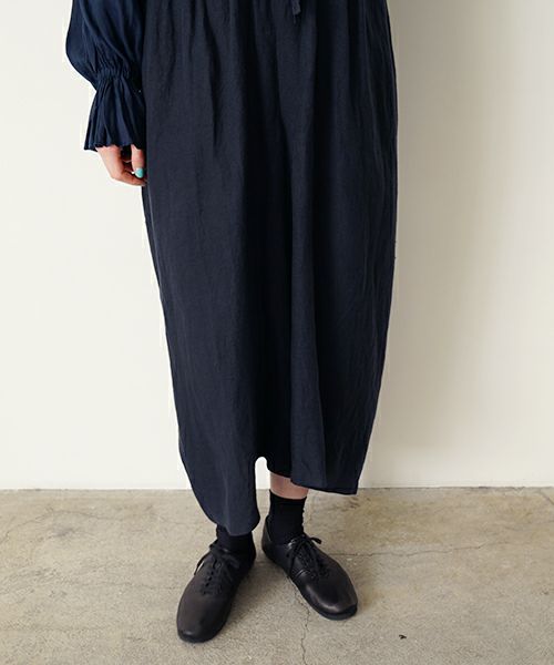 suzuki takayukiスズキタカユキdhoti I [S252-16/deep blue]ワイドパンツ