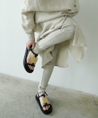 Mochi / home&miles<br>モチ / ホーム＆マイルズ<br>organic cotton leggings [stone]<br>ms25hm-pt-02