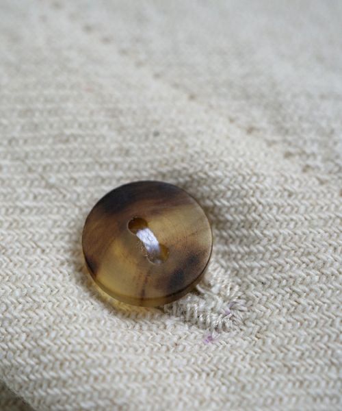 VUヴウwide stand collar shirts nep cotton silk [OFF WHITE] vu-sht-008