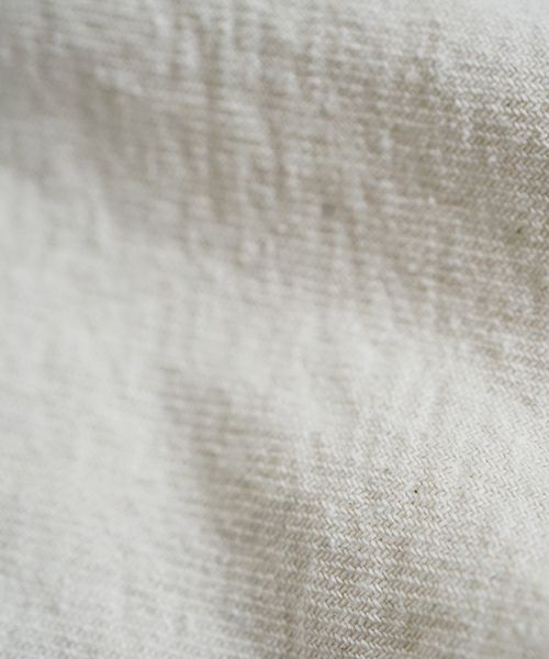 VUヴウwide stand collar shirts nep cotton silk [OFF WHITE] vu-sht-008