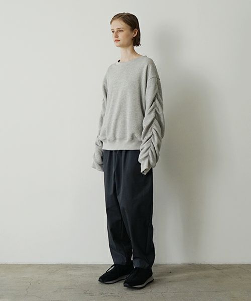 VU ヴウ elastic short sweat cotton wool [HEATHER GRAY] vu-cut-011