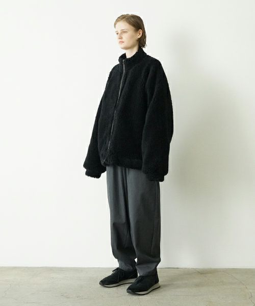 VU / ヴウ sheep Boa blouson  [BLACK] vu-cut-010 シープボアブルゾン