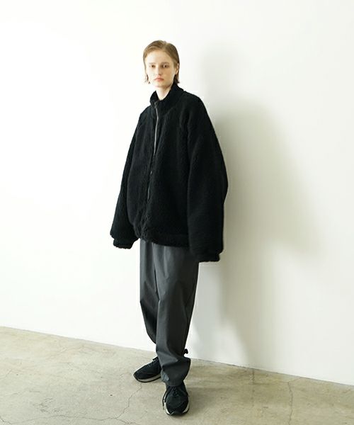 VU ヴウ sheep Boa blouson BLACK シープボアブルゾン VU公式通販 正規