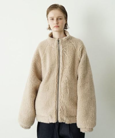 VU<br>ヴウ<br>sheep Boa blouson  [BEIGE] vu-cut-010