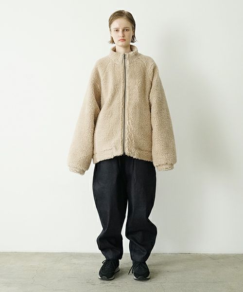 VU ヴウ sheep Boa blouson  [BEIGE] vu-cut-010