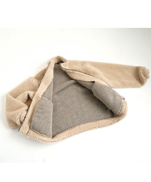 VU ヴウ sheep Boa blouson  [BEIGE] vu-cut-010