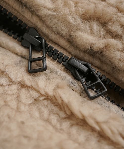 VU ヴウ sheep Boa blouson  [BEIGE] vu-cut-010