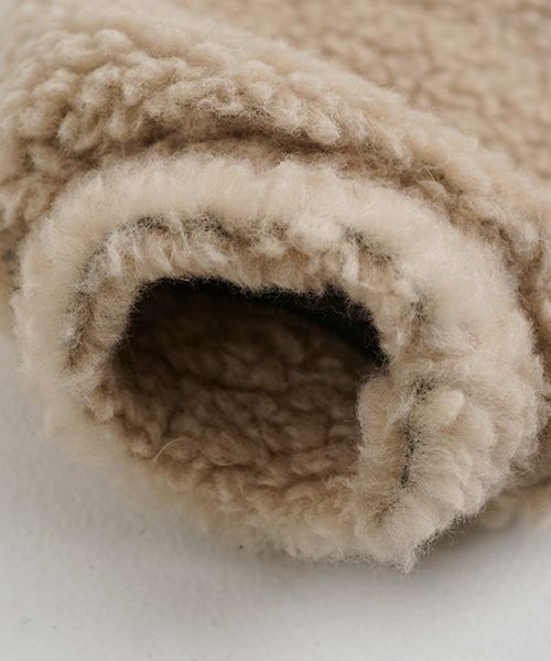 VU ヴウ sheep Boa blouson  [BEIGE] vu-cut-010