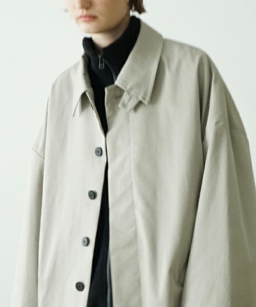 VU ヴウ zip-up cardigan cotton wool [BLACK] vu-cdg-001