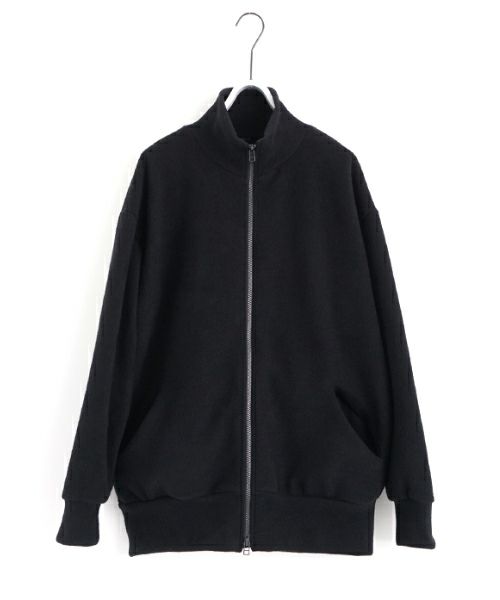 VU ヴウ zip-up cardigan cotton wool [BLACK] vu-cdg-001