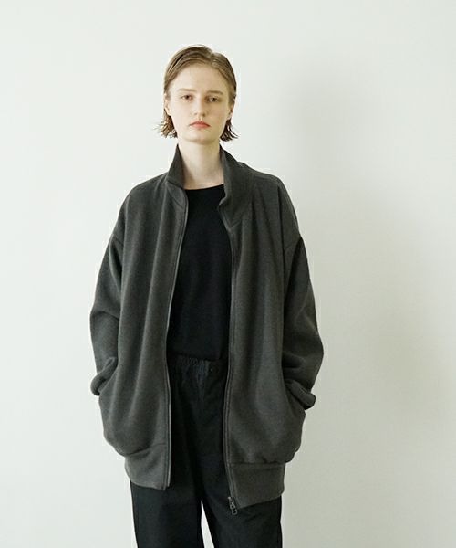 VU ヴウ zip-up cardigan cotton wool [GREIGE] vu-cdg-001