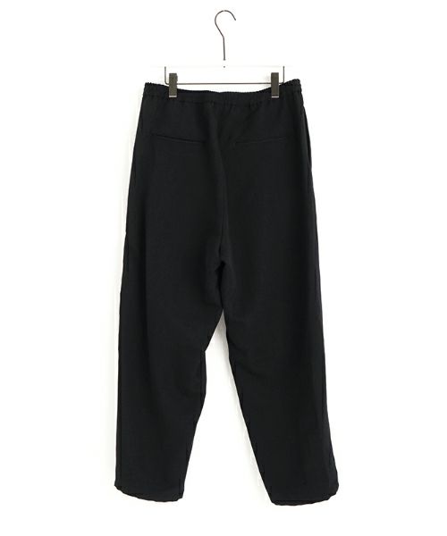 VUヴウeasy pants linen wool [BLACK] vu-pnt-008