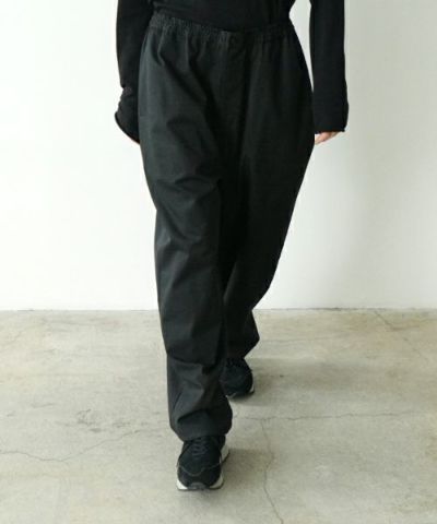 VU<br>ヴウ<br>easy pants  FINX COTTON  [BLACK] vu-pnt-008