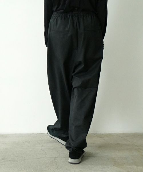 VU ヴウ easy pants  FINX COTTON  [BLACK] vu-pnt-008