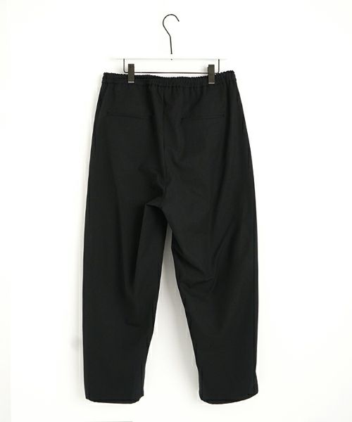 VU ヴウ easy pants  FINX COTTON  [BLACK] vu-pnt-008