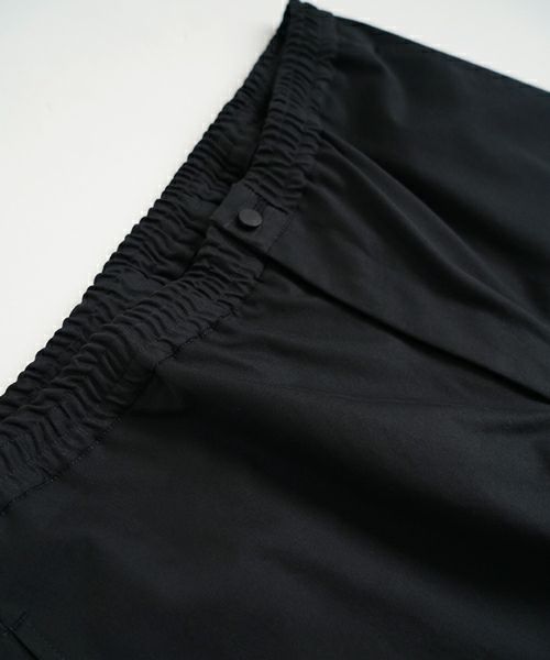 VU ヴウ easy pants  FINX COTTON  [BLACK] vu-pnt-008