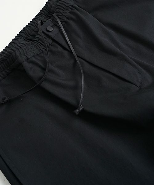 VU ヴウ easy pants  FINX COTTON  [BLACK] vu-pnt-008