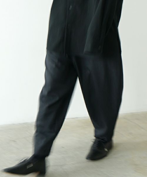 VU ヴウ 【Standard】cropped pants flannel wool [CHARCOAL GRAY] vu-pnt-005