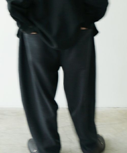 VU ヴウ 【Standard】cropped pants flannel wool [CHARCOAL GRAY] vu-pnt-005