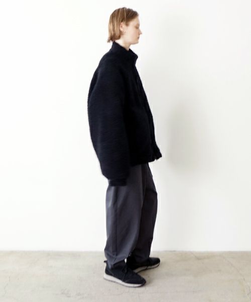 VU ヴウ 【Standard】cropped pants finx cotton [GRAPHTE] vu-pnt-005