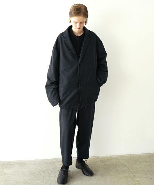 VU ヴウ coach jacket flannel wool [CHARCOAL GRAY] vu-blu-007