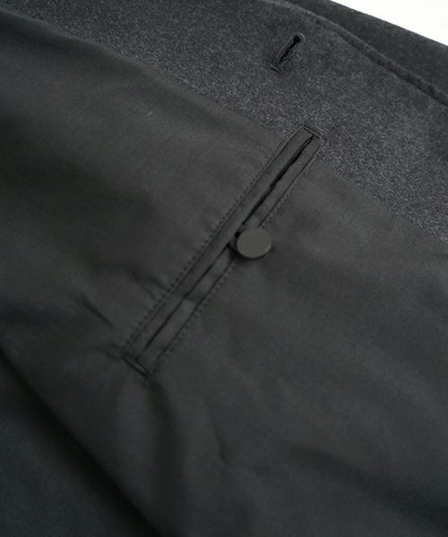 VU ヴウ coach jacket flannel wool [CHARCOAL GRAY] vu-blu-007