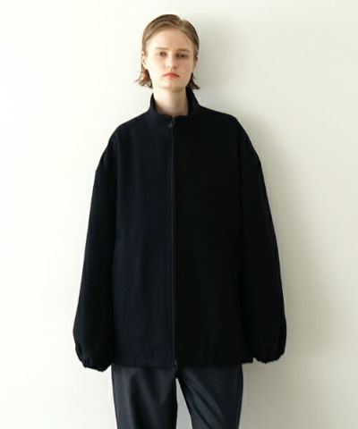 VU ヴウ stand collar coach blouson [BLACK] vu-blu-006