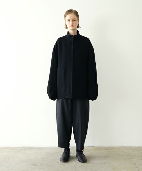 VU ヴウ stand collar coach blouson [BLACK] vu-blu-006