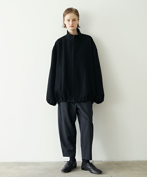 VU ヴウ stand collar coach blouson [BLACK] vu-blu-006