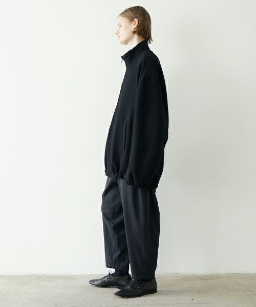 VU ヴウ stand collar coach blouson [BLACK] vu-blu-006