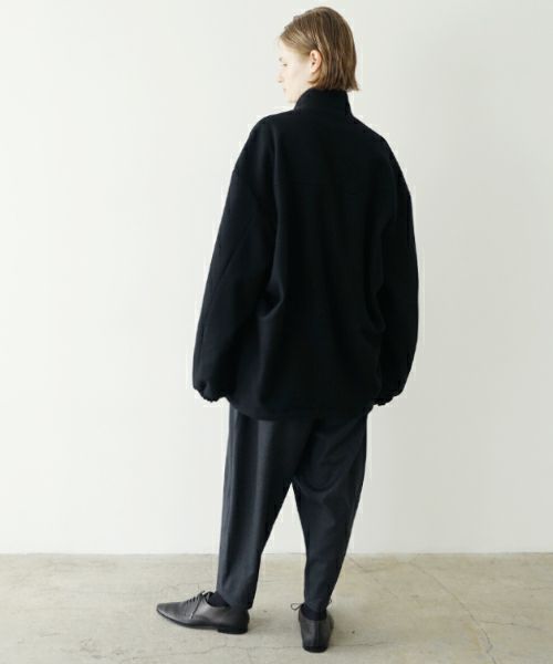 VU ヴウ stand collar coach blouson [BLACK] vu-blu-006