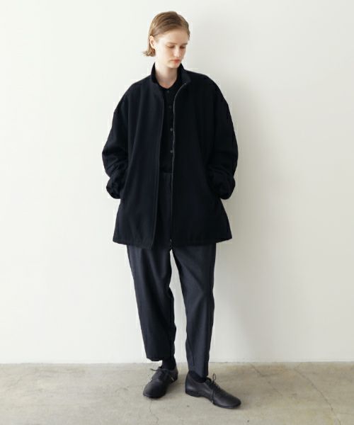 VU ヴウ stand collar coach blouson [BLACK] vu-blu-006