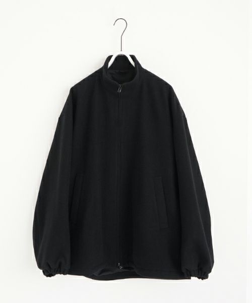 VU ヴウ stand collar coach blouson [BLACK] vu-blu-006