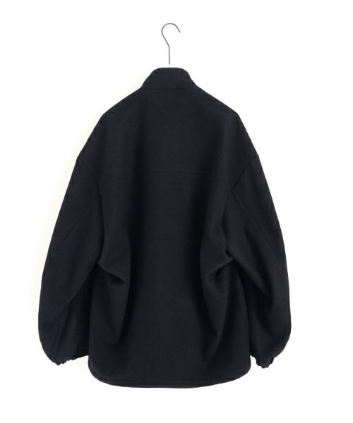 VU ヴウ stand collar coach blouson [BLACK] vu-blu-006