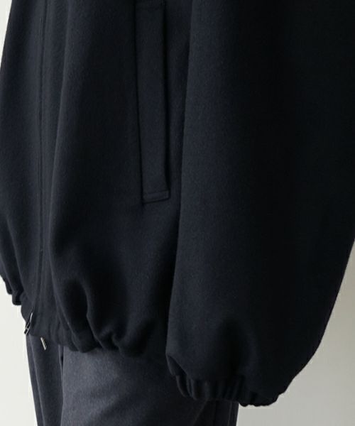 VU ヴウ stand collar coach blouson [BLACK] vu-blu-006